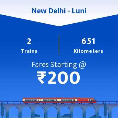 New Delhi To Luni Trains